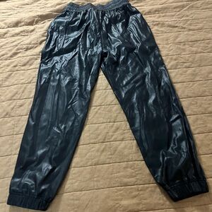 Blank NYC faux leather joggers